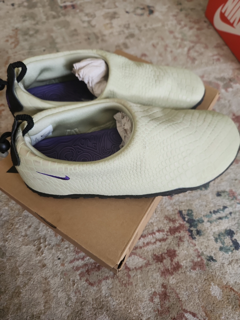 Size 15 - Nike ACG Moc Premium Olive Aura Croc With Box - Picture 5 of 10